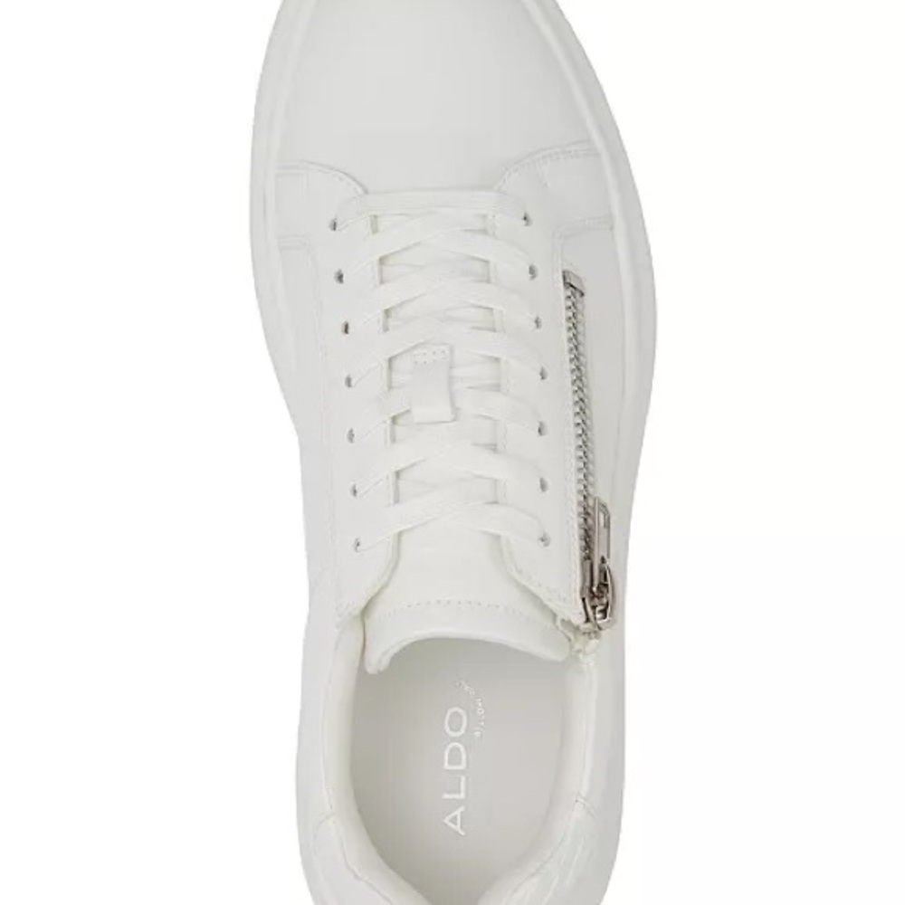 Aldo Men White Sneakers